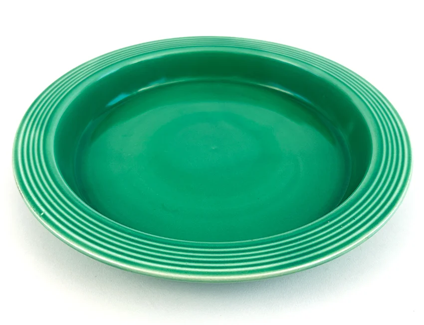 Green vintage fiestaware relish tray base for sale