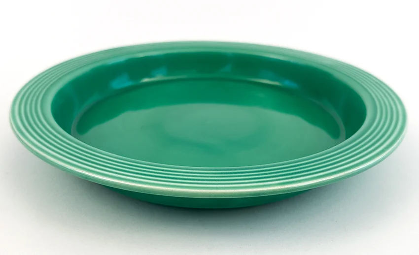 Green vintage fiestaware relish tray base for sale