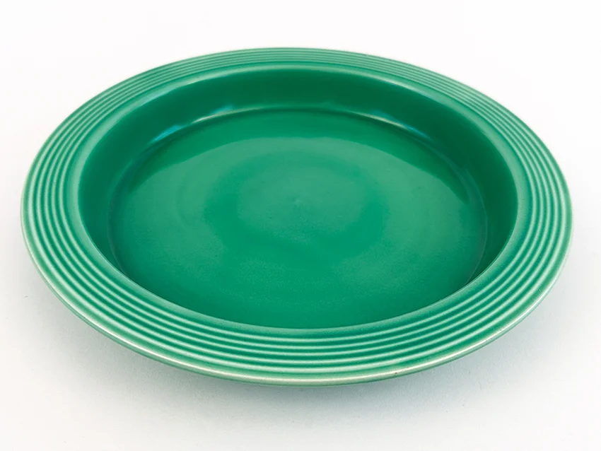 Green vintage fiestaware relish tray base for sale