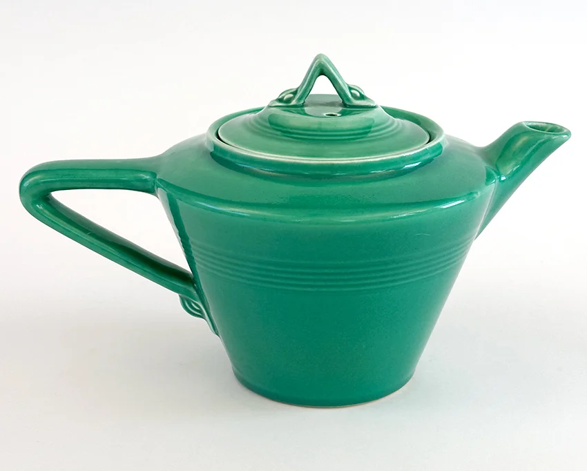 original green harlequin teapot for sale