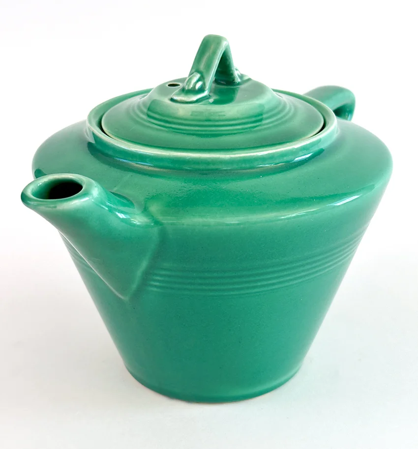 original green harlequin teapot for sale