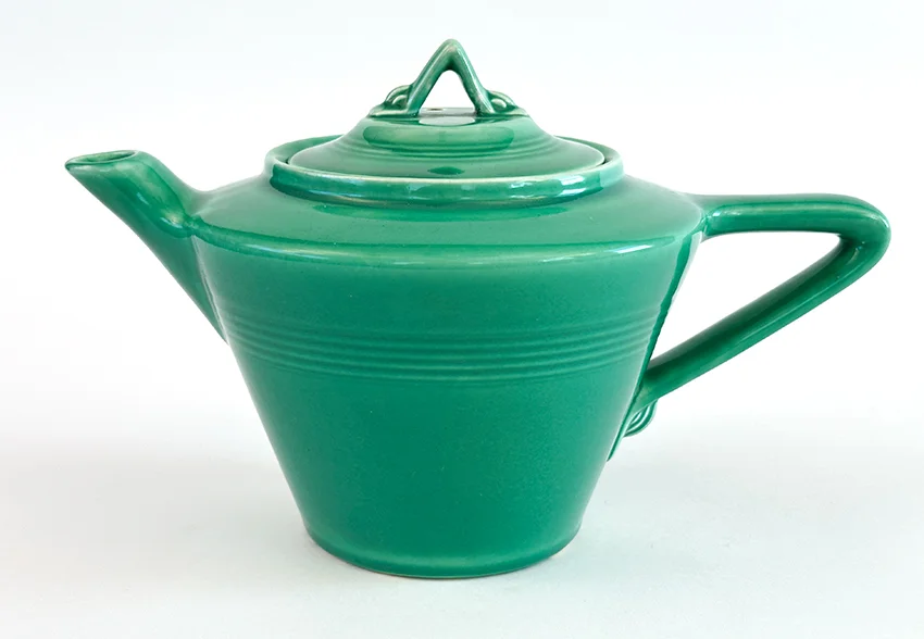 original green harlequin teapot for sale