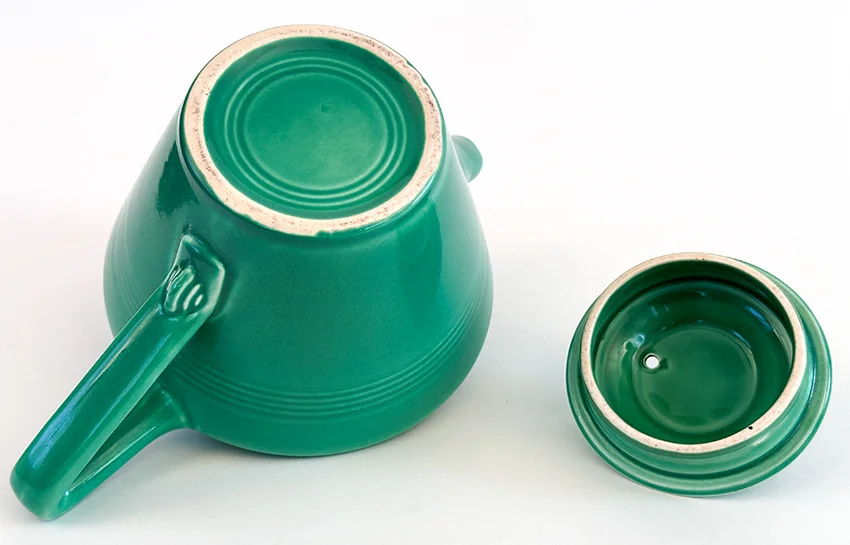 original green harlequin teapot for sale