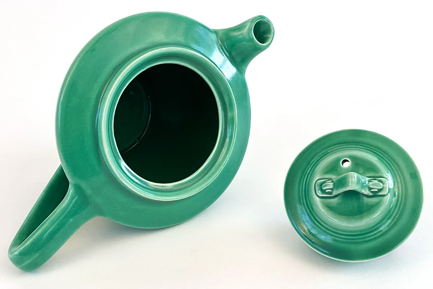 original green harlequin teapot for sale