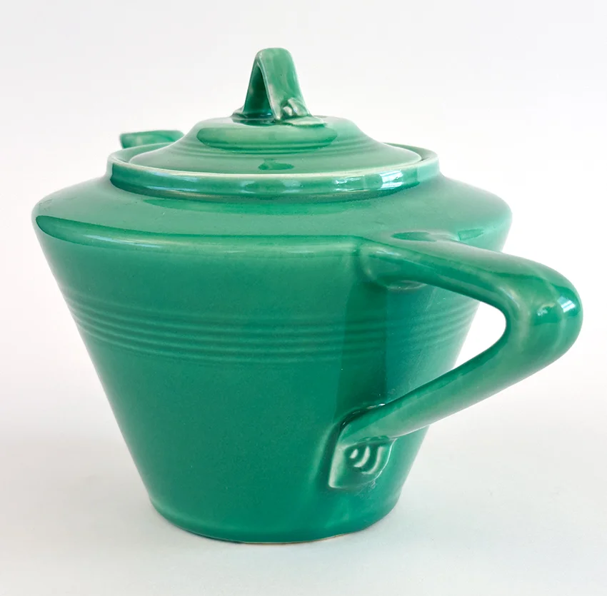 original green harlequin teapot for sale