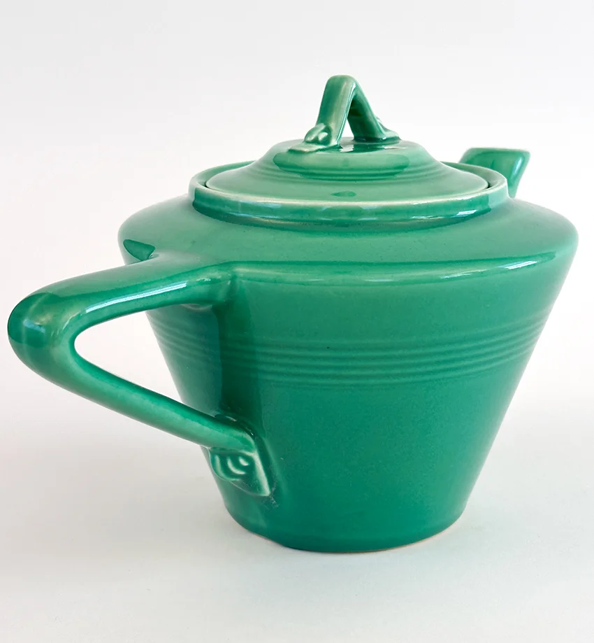 original green harlequin teapot for sale