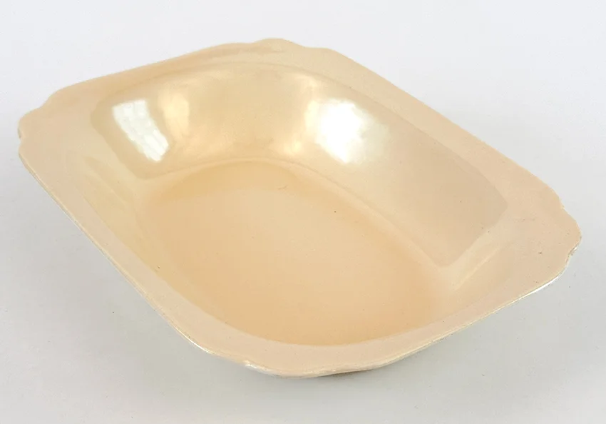 Early Version Ivory Riviera  Oval Baker with Straight Sides vegetable bowl