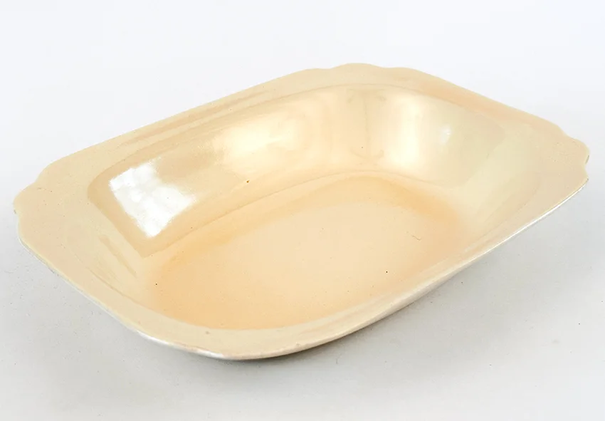 Early Version Ivory Riviera  Oval Baker with Straight Sides vegetable bowl