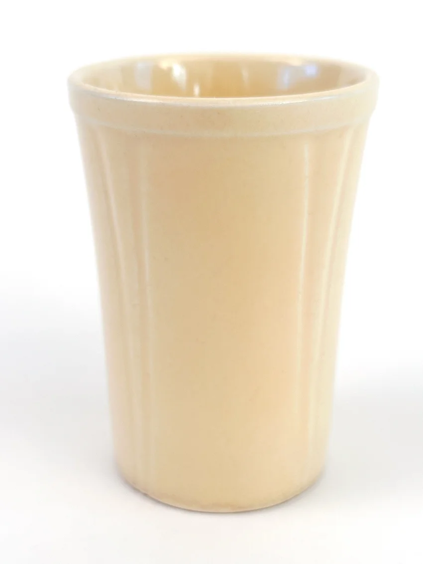 Ivory vintage homer laughlin riviera dinnerware juice tumbler for sale