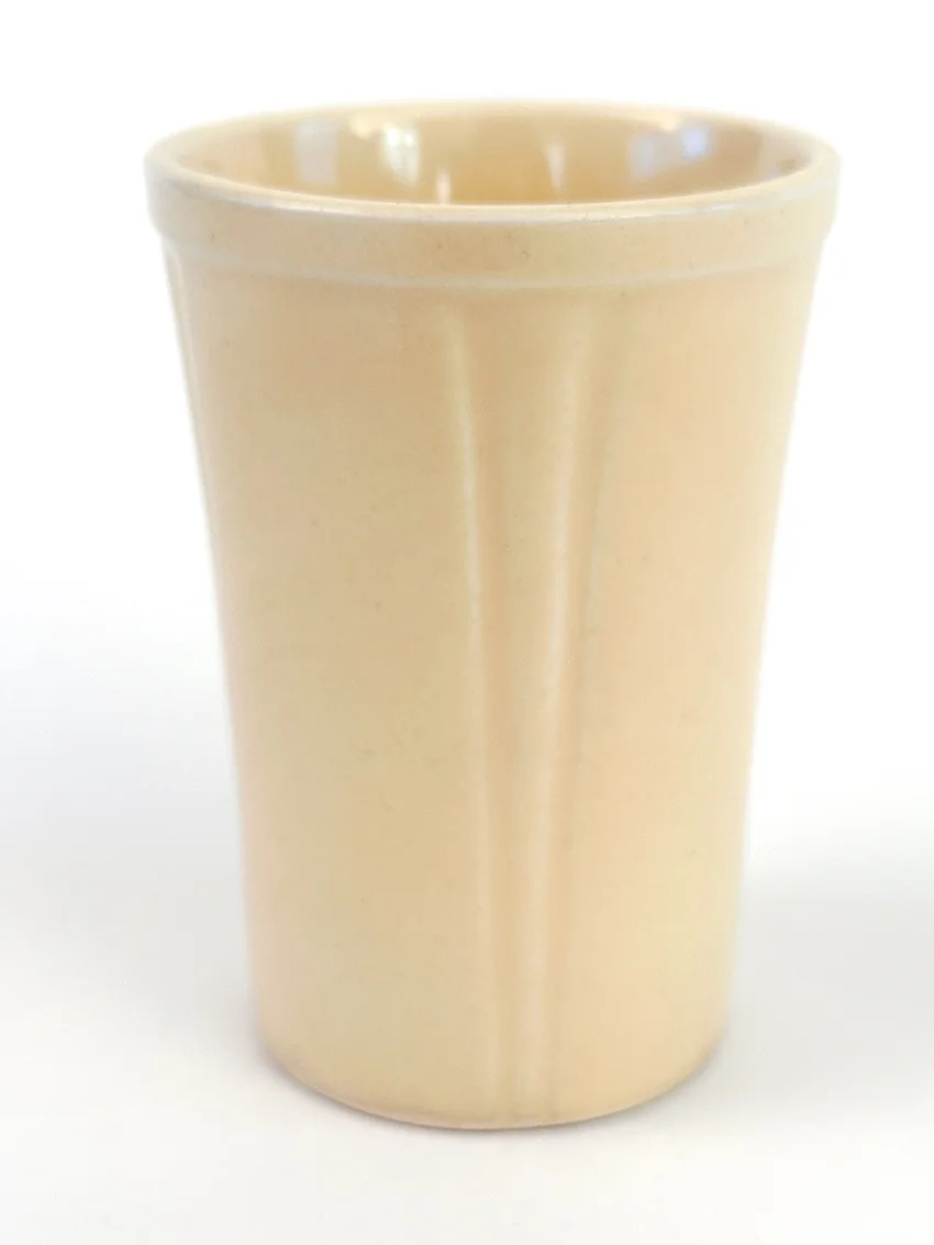 Ivory vintage homer laughlin riviera dinnerware juice tumbler for sale