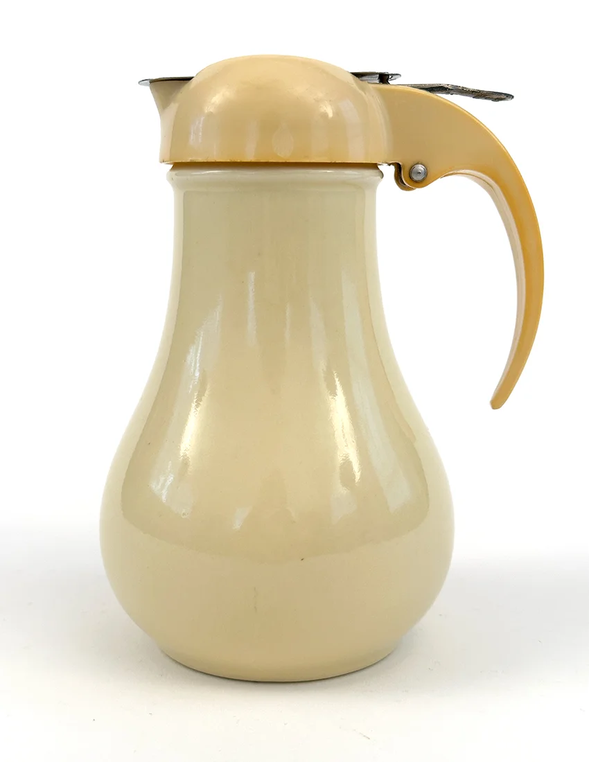 ivory dripcut  syrup pitcher for sale