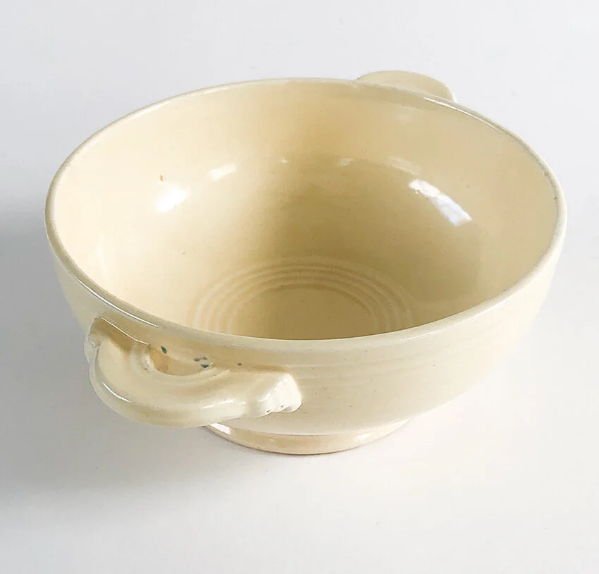 ivory vintage fiesta cream soup bowl for sale