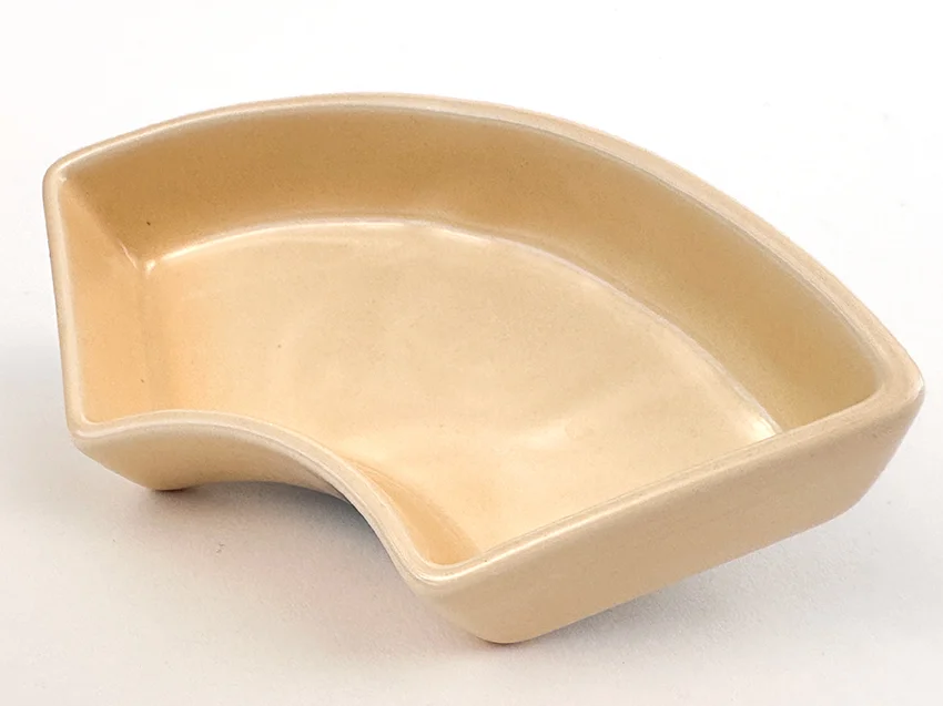 ivory vintage fiestaware  relish tray side insert