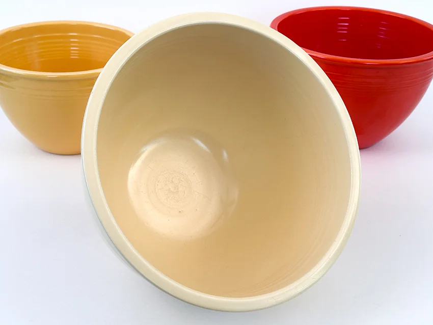 ivory fiestaware mixing bowl rings number 7 seven 1936-1938  original fiestaware