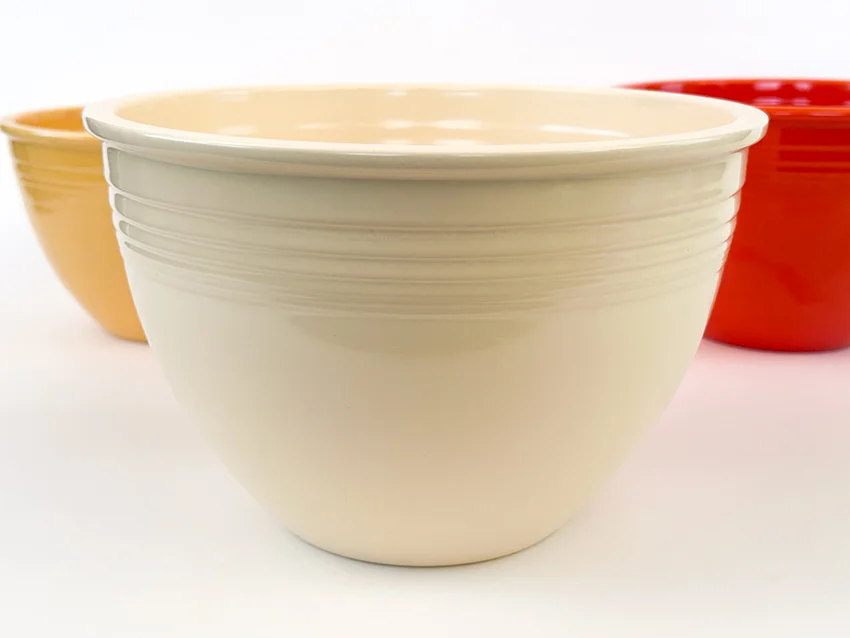 ivory fiestaware mixing bowl rings number 7 seven 1936-1938  original fiestaware