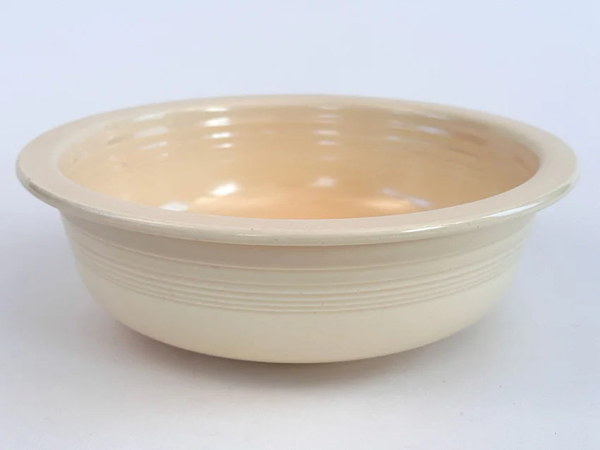 old ivory vintage fiestaware 9 inch round nappie vegetable bowl for sale