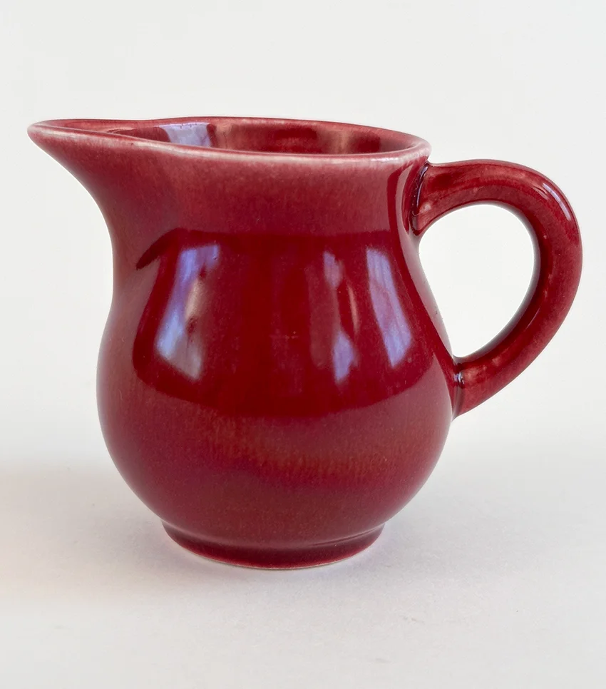 fiesta maroon individual toy creamer for sale