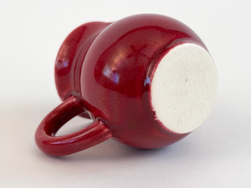 fiesta maroon individual toy creamer for sale