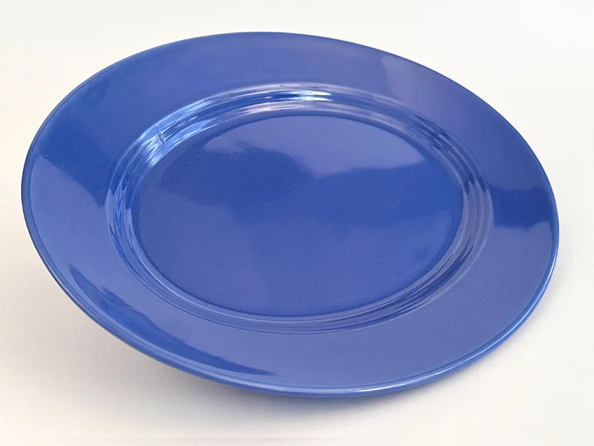mauve blue vintage harlequin large 13 inch oval platter