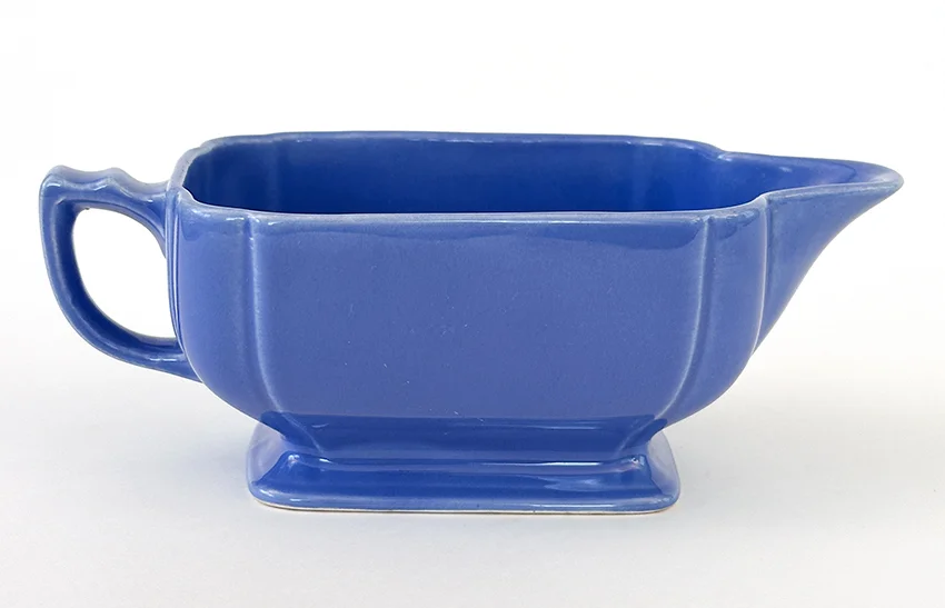 mauve blue riviera sauce gravy boat for sale