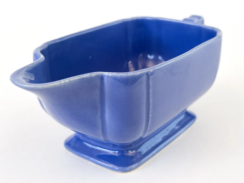 mauve blue riviera sauce gravy boat for sale