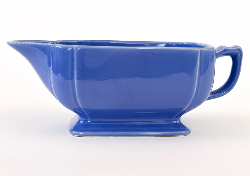 mauve blue riviera sauce gravy boat for sale