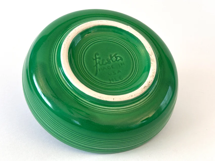 1960s fiestaware color medium green dessert bowl for sale