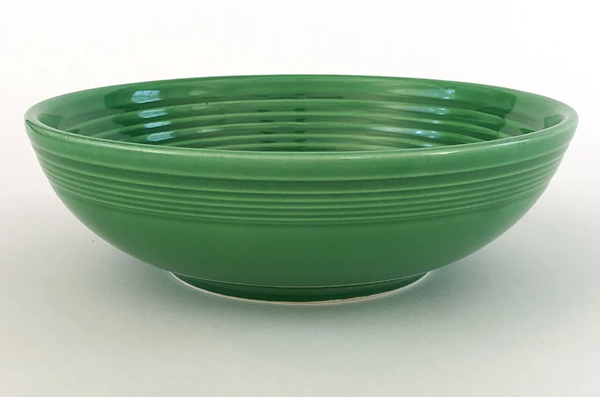 Medium Green vintage fiestaware individual salad bowl for sale 1960s final original fiesta piece