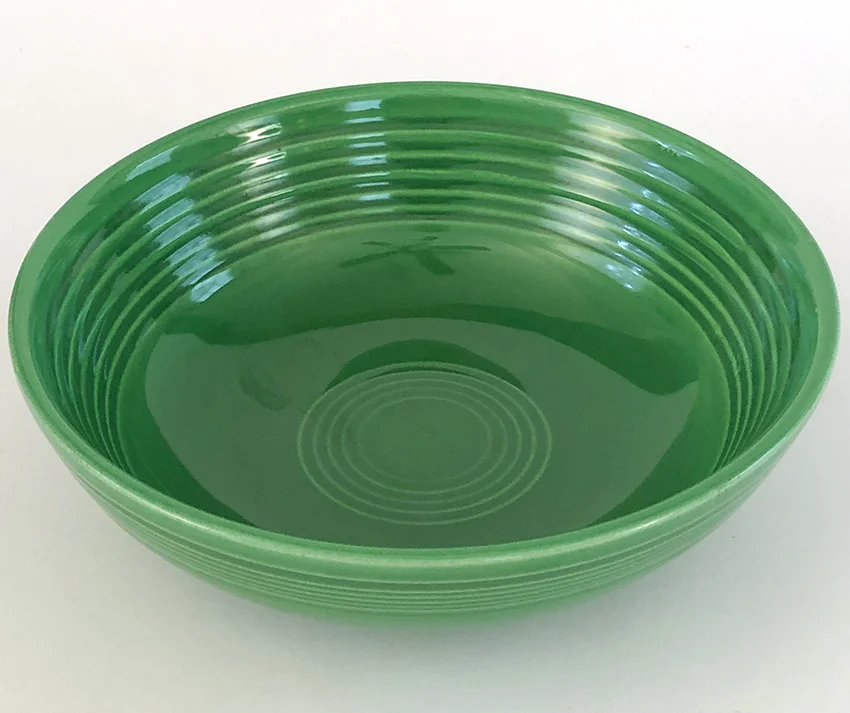 Medium Green vintage fiestaware individual salad bowl for sale 1960s final original fiesta piece