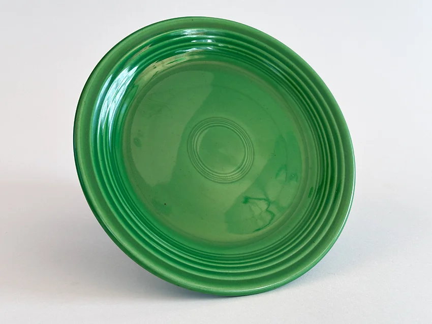 medium green vintage fiestaware 7 inch salad plate