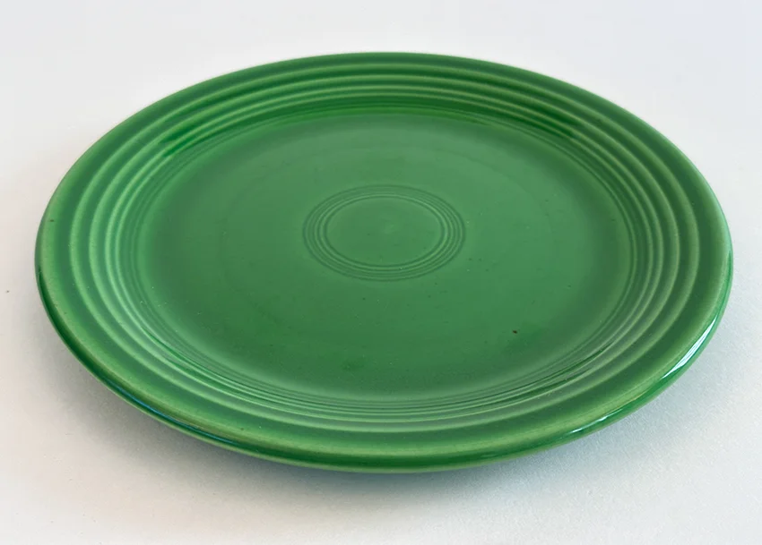 medium green vintage fiestaware 7 inch salad plate