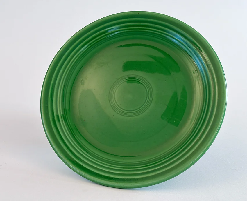 medium green vintage fiestaware 7 inch salad plate