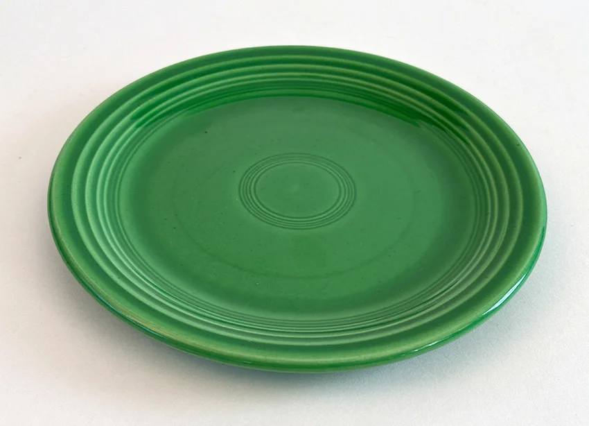 medium green vintage fiestaware 7 inch salad plate