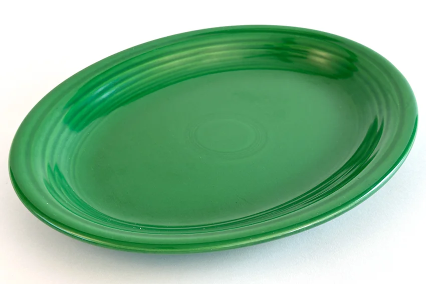 Medium Green Vintage Fiestaware Platter