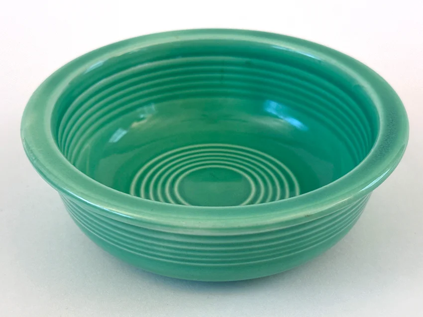 original green vintage fiesta fruit bowl for sale