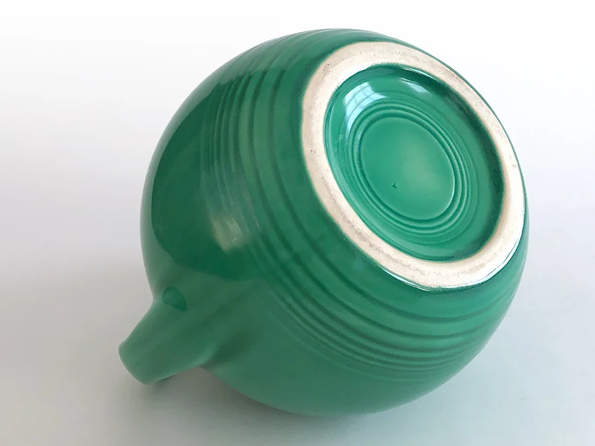 original green vintage harlequin service water ball jug