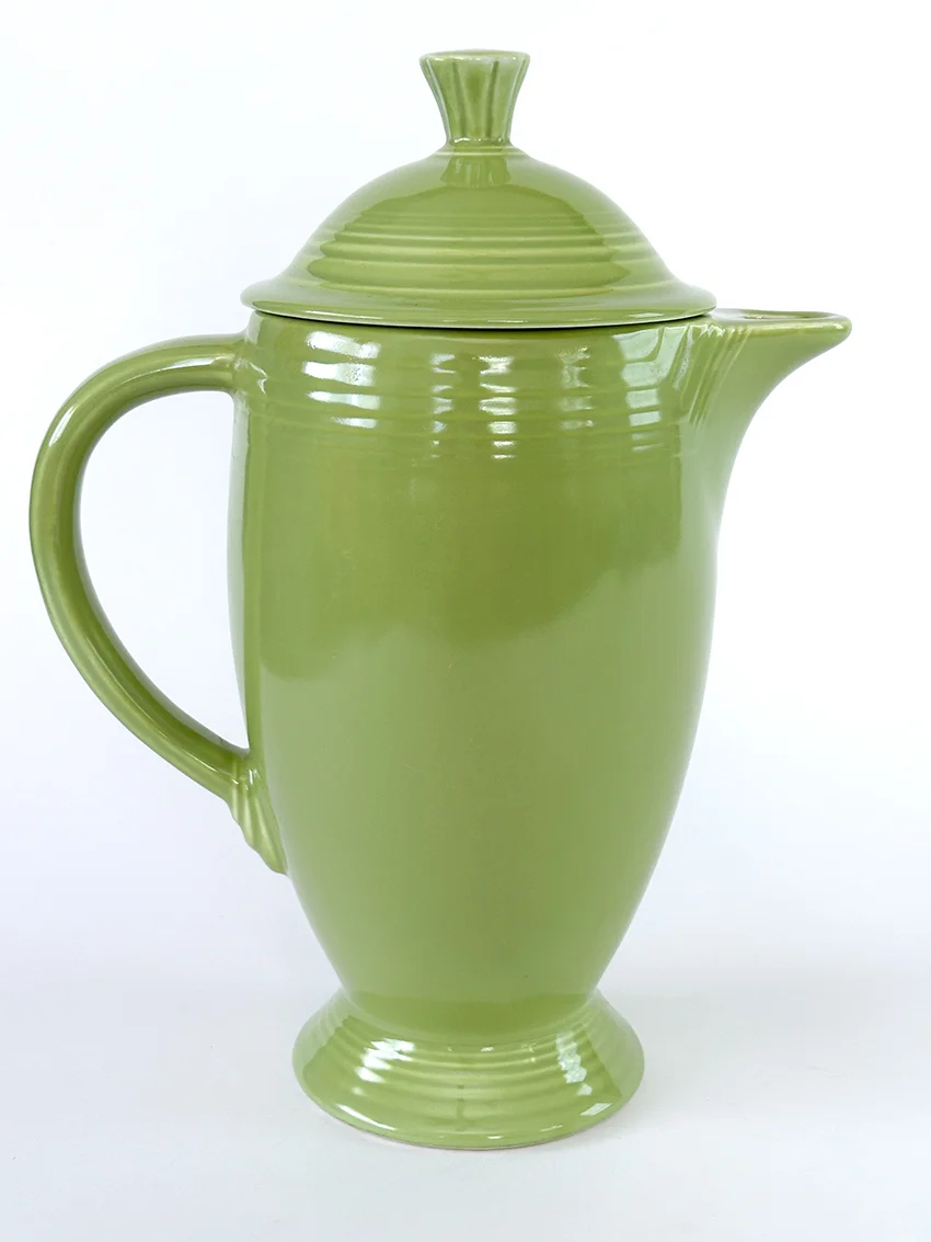 rare chartreuse vintage fiestaware coffeepot for sale original fiesta tableware from 1951-1959