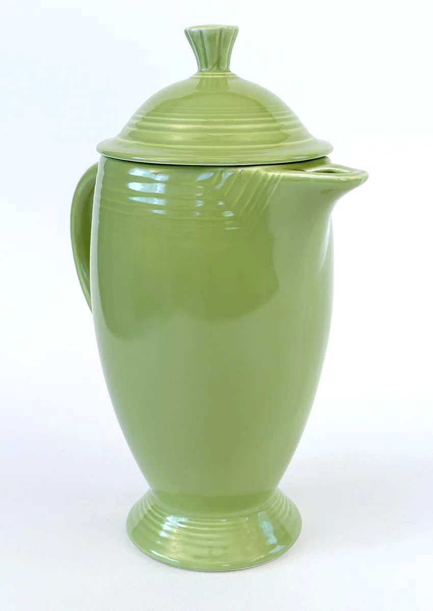 rare chartreuse vintage fiestaware coffeepot for sale original fiesta tableware from 1951-1959