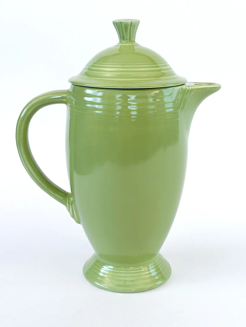 rare chartreuse vintage fiestaware coffeepot for sale original fiesta tableware from 1951-1959