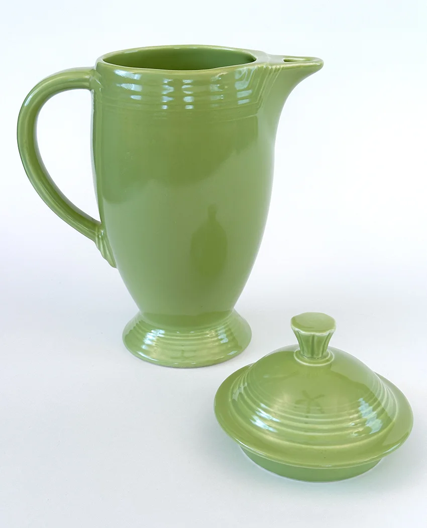 rare chartreuse vintage fiestaware coffeepot for sale original fiesta tableware from 1951-1959