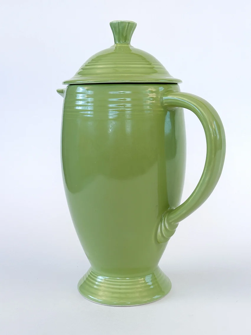 rare chartreuse vintage fiestaware coffeepot for sale original fiesta tableware from 1951-1959