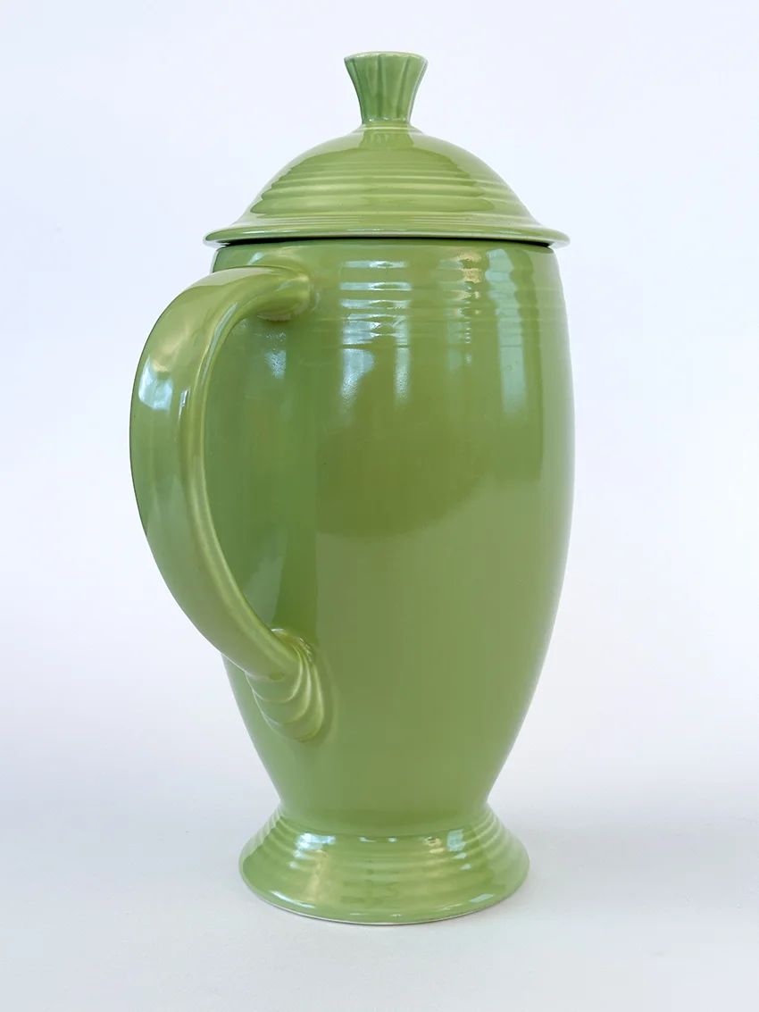 rare chartreuse vintage fiestaware coffeepot for sale original fiesta tableware from 1951-1959