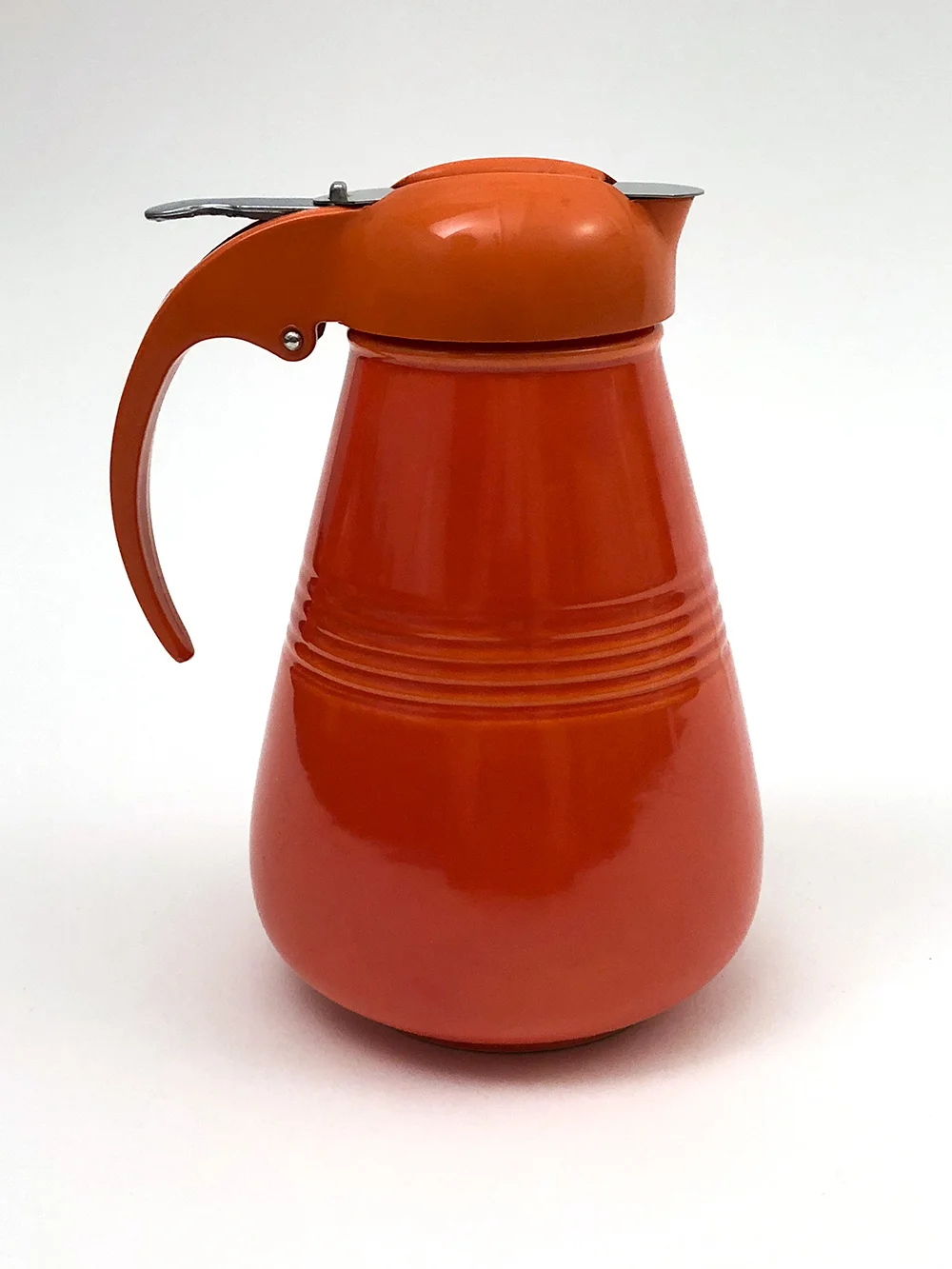 rare red vintage harlequin syrup pitcher for sale