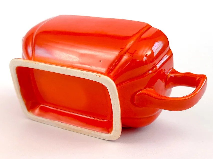 original radioactive red riviera sauce gravy boat for sale