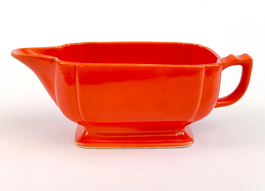 original radioactive red riviera sauce gravy boat for sale