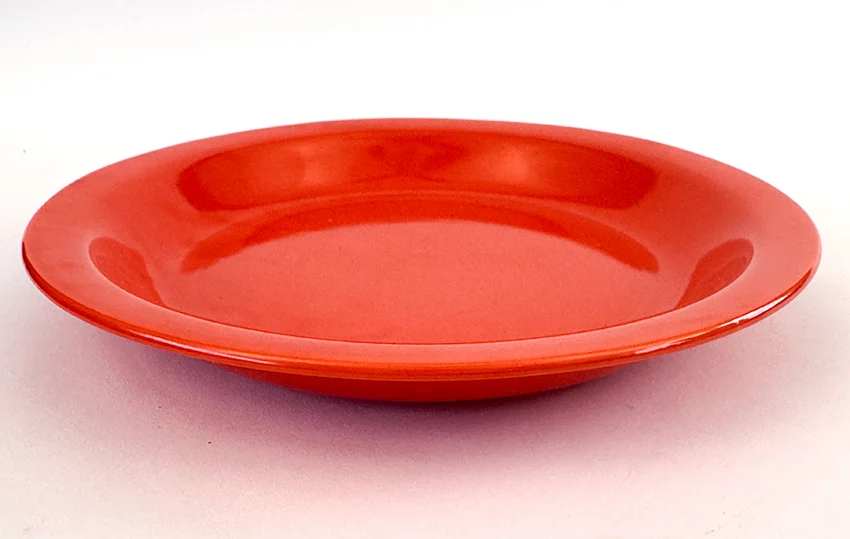 red vintage fiesta kitchen kraft pie plate small