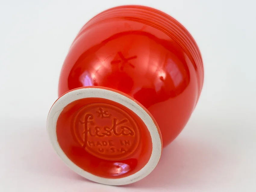 original red vintage fiesta egg cup for sale 