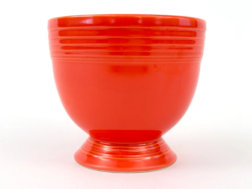 original red vintage fiesta egg cup for sale 