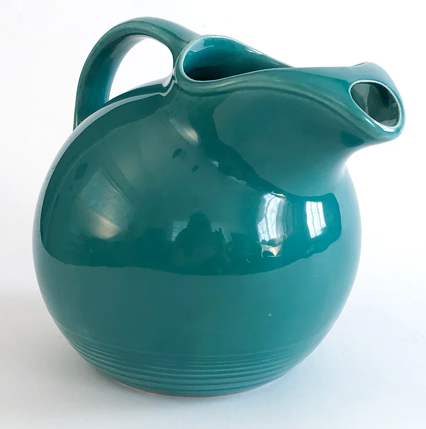 spruce green vintage harlequin service water ball jug pitcher