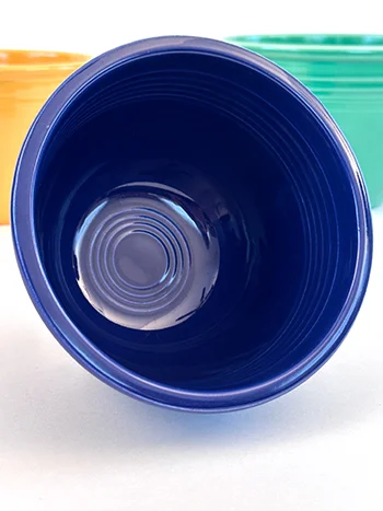 Cobalt Blue Vintage Fiesta Number 2  Nesting Bowl with Inside Bottom Rings for Sale